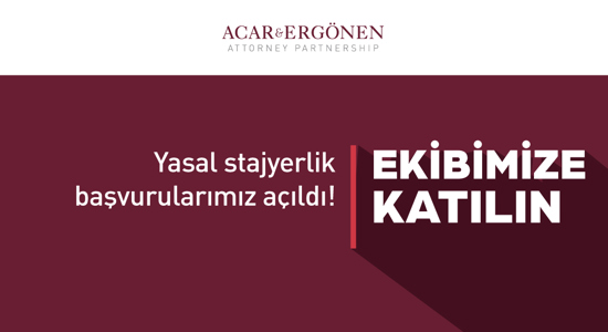 Yasal stajyerlik başvurularımız açıldı!